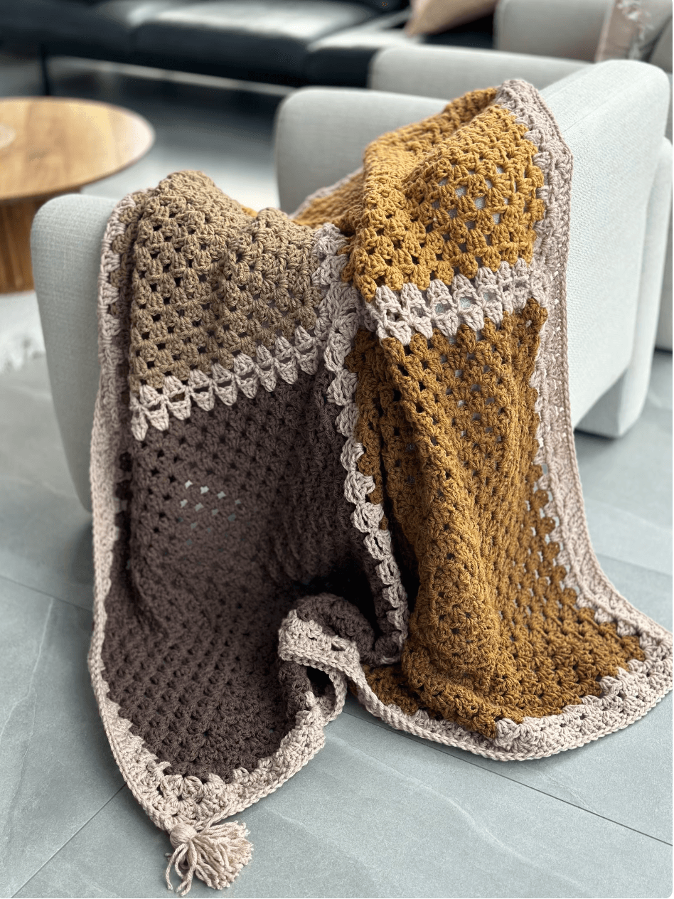 The Cozy Patchwork Blanket – Your Perfect Crochet Project - Crochet haven