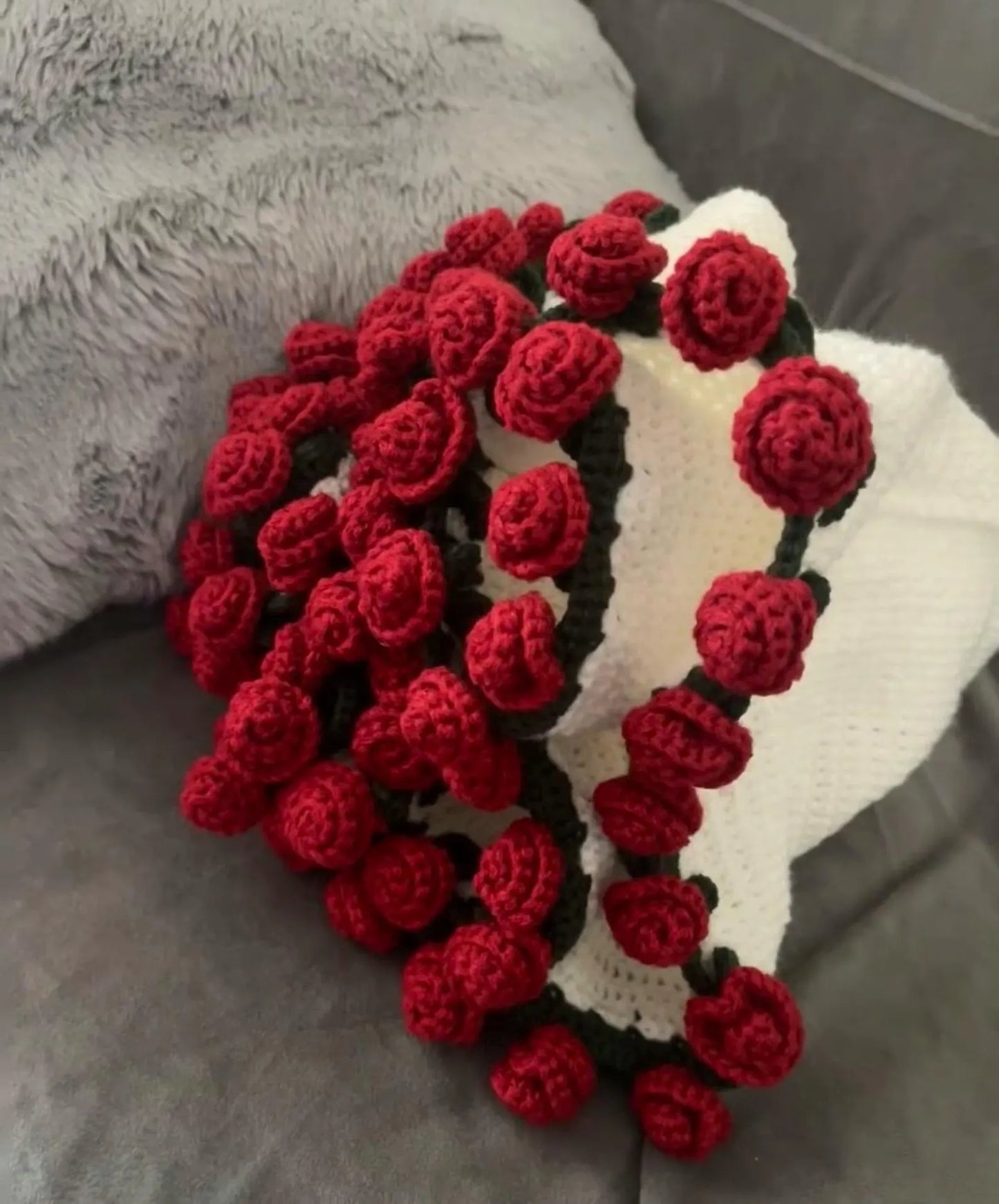 Rose Garden Bouquet Blanket