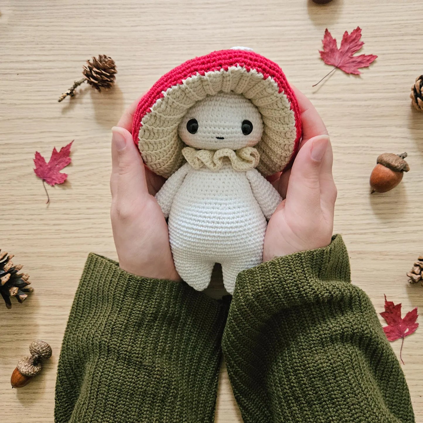 Mushroom Creature  Crochet Pattern