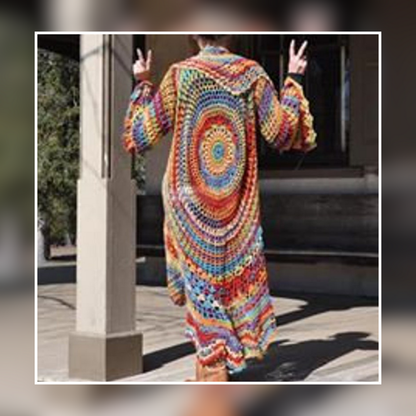 Bohemian Hippie Sweater Crochet PATTERN